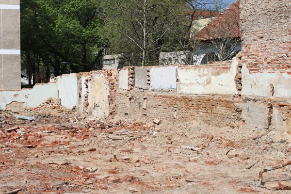 Brick Wall Demolition in New Orleans